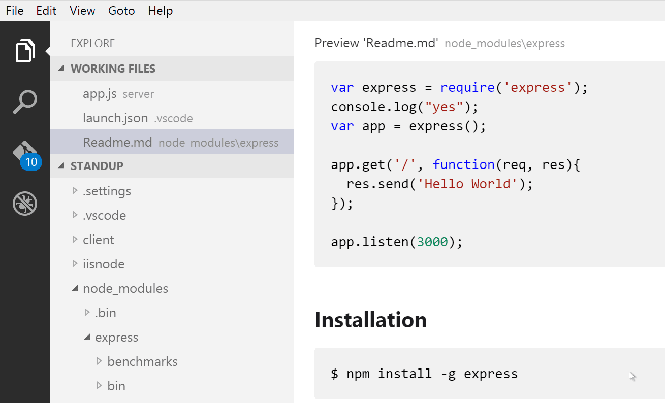 VSCode Markdown 预览